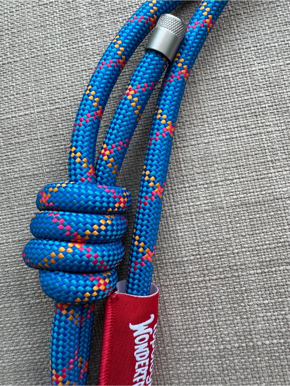 Topologie x Wonderfruit 8mm Rope Lanyard - Blue - Picture 3 of 8